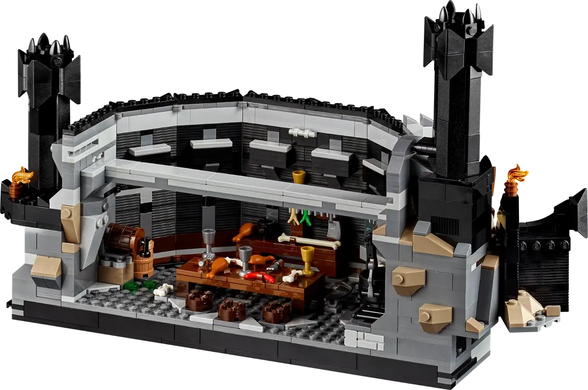(5471-tlg. Set) Icons Klemmbausteine Der Herr der Ringe Spielzeug Bausatz (10333) Lizenziert - Barad-dûr