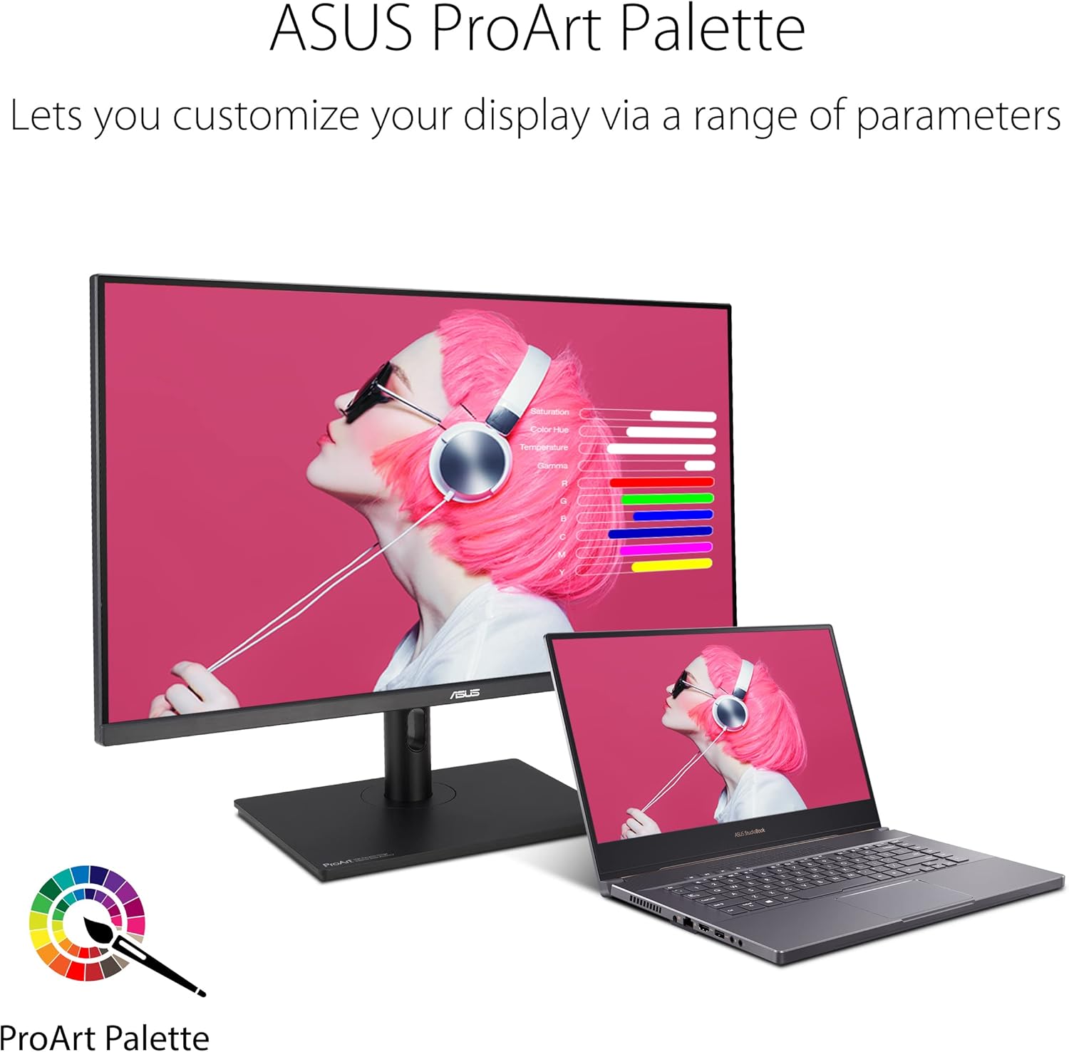 ASUS ProArt PA328QV - Ecran PC 32'' WQHD - Dalle IPS - 2560x1440-400cd/m² - Display Port, 2X HDMI, 4X USB 3.2-100% sRGB - 100% Rec.709 - Précision △E