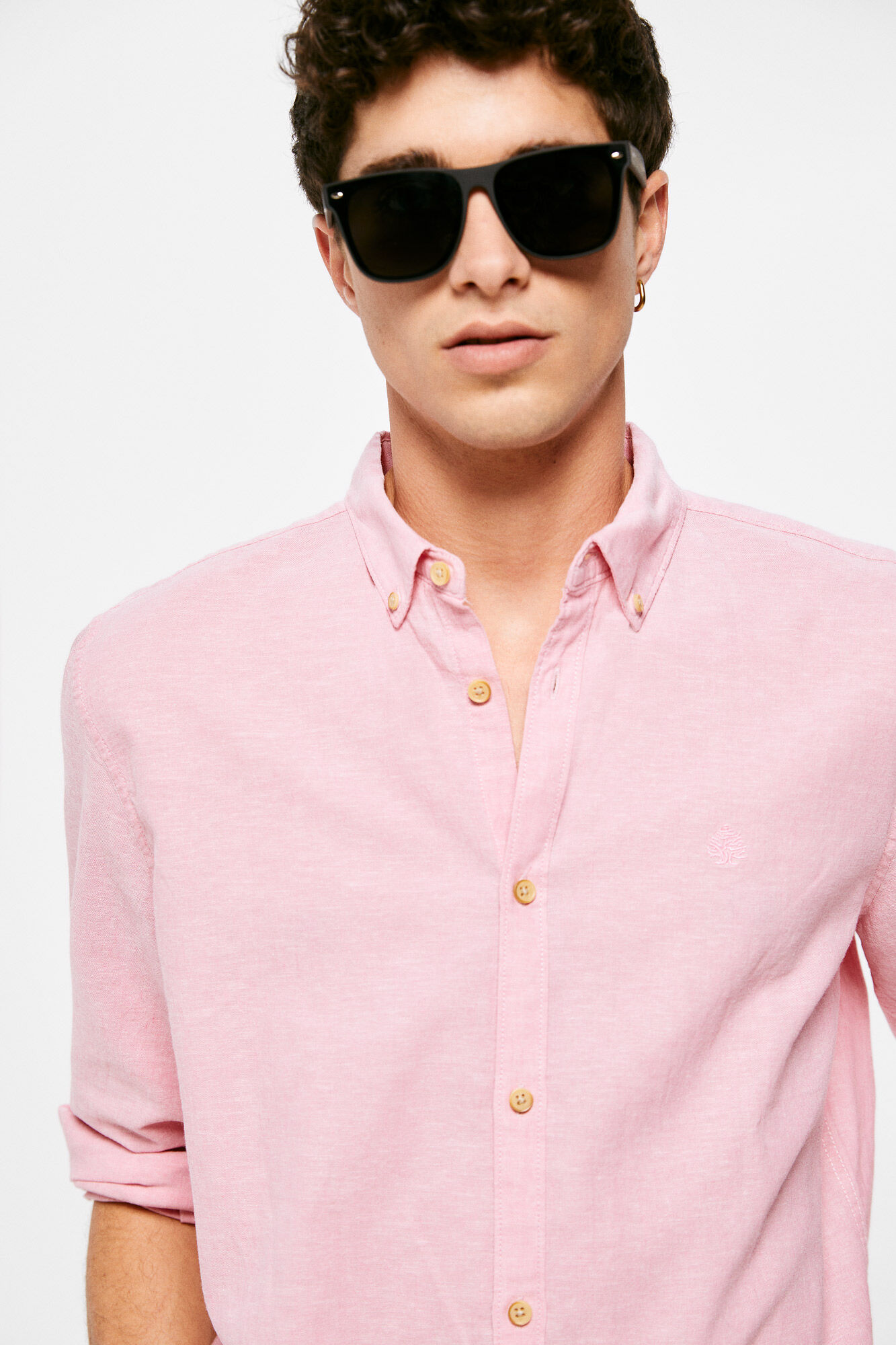 Camisa linóleo cor - rosa
