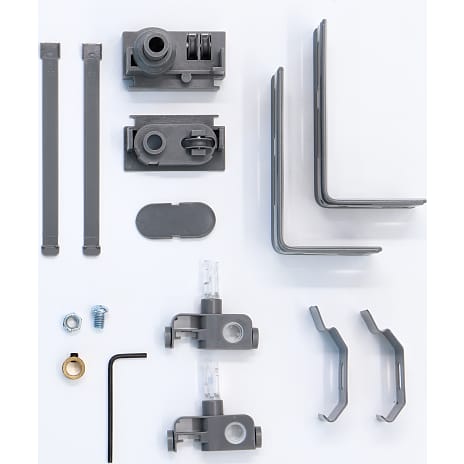 DEBEL Lamelskinne Kit Set - Grå
