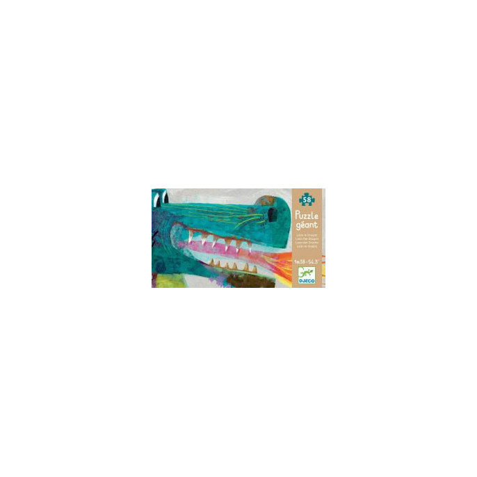Puzzle Géant : 58 pièces - Léon le Dragon