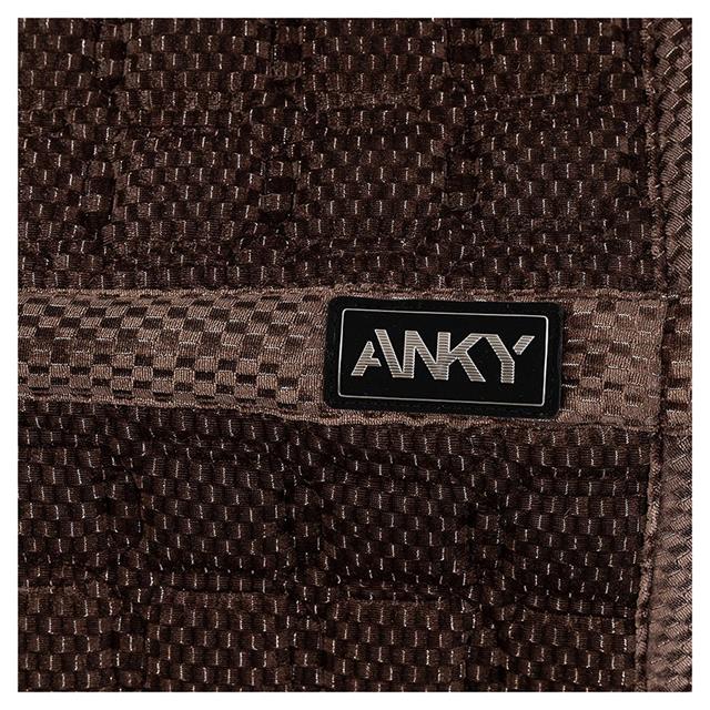 Zadeldek ANKY Check Velvet Dressuur Bruin