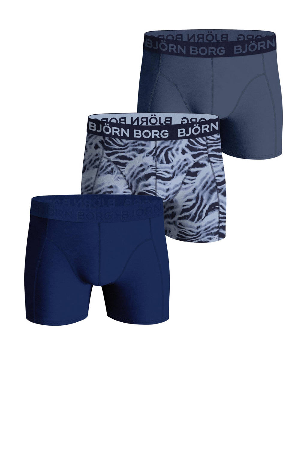 boxershort CORE - set van 3 blauw