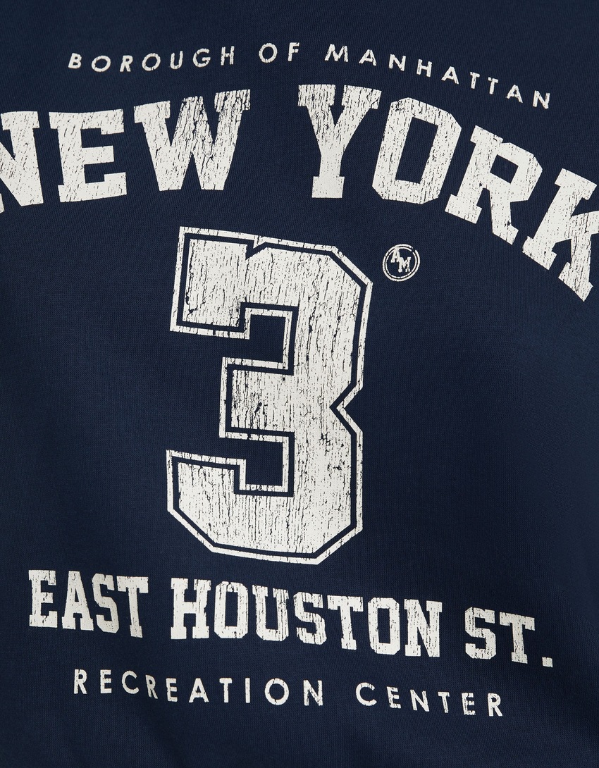 Moletom estampado de Nova York