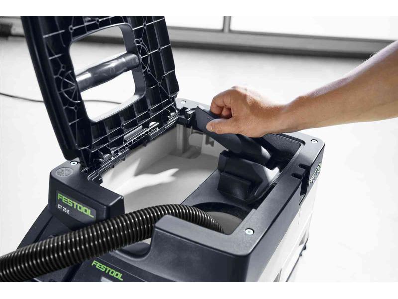FESTOOL Nass-/Trockensauger  CLEANTEC CT 25 E Vielseitig einsetzbares Absaugmobil mit Saugkraftregulierung