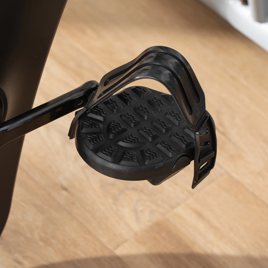 HOMCOM Heimtrainer mit 8 Wiederstandsstufen grau, schwarz
