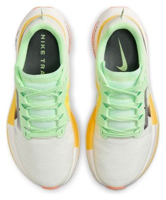 Chaussures de Trail Nike Ultrafly Blanc Vert Jaune Femme