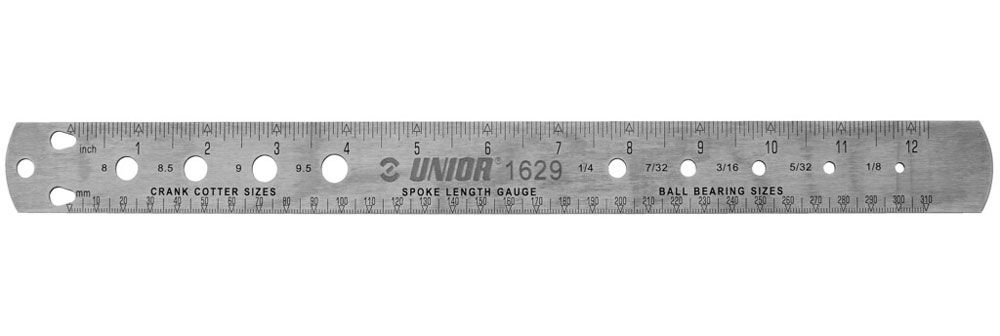 Unior Tools Speichenmesslehre 1629 Alu 357,5x30,8mm kaufen | Bike-Discount