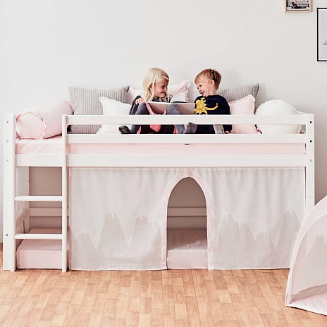 Hoppekids Winter Wonderland forhæng til halvhøj- og køjeseng 90x200 cm
