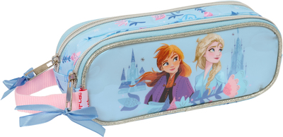Disney Frozen Dobbeltpennal Ice Magic, Lyseblå
