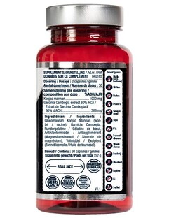 Lucovitaal Ideaal Gewicht Konjac Mannan Garcinia Cambogia 2x60CP