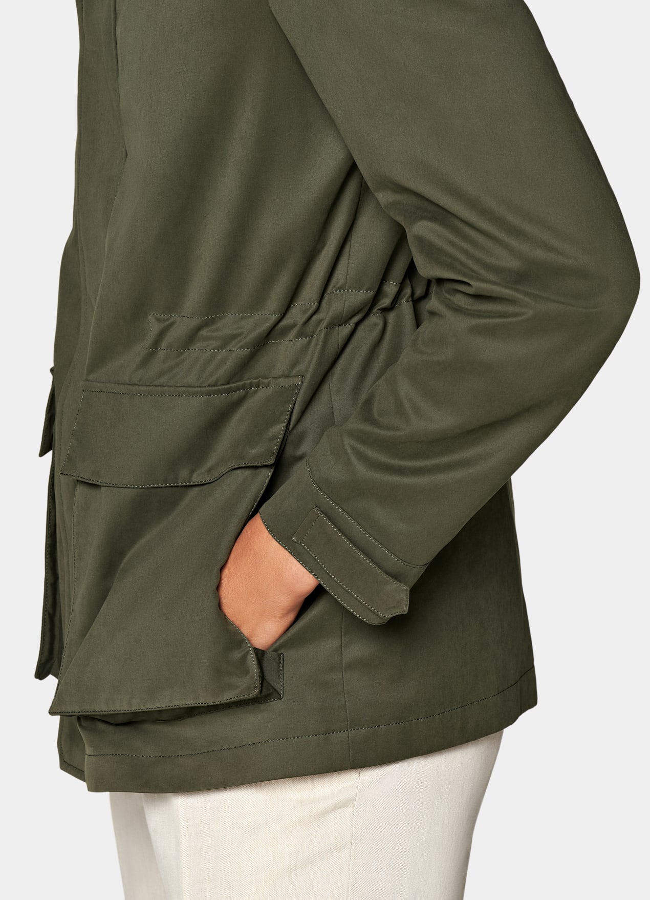 Saharienne vert foncé