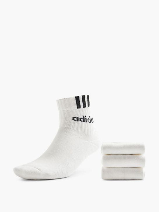 adidas 3 Pack Socken Weiss