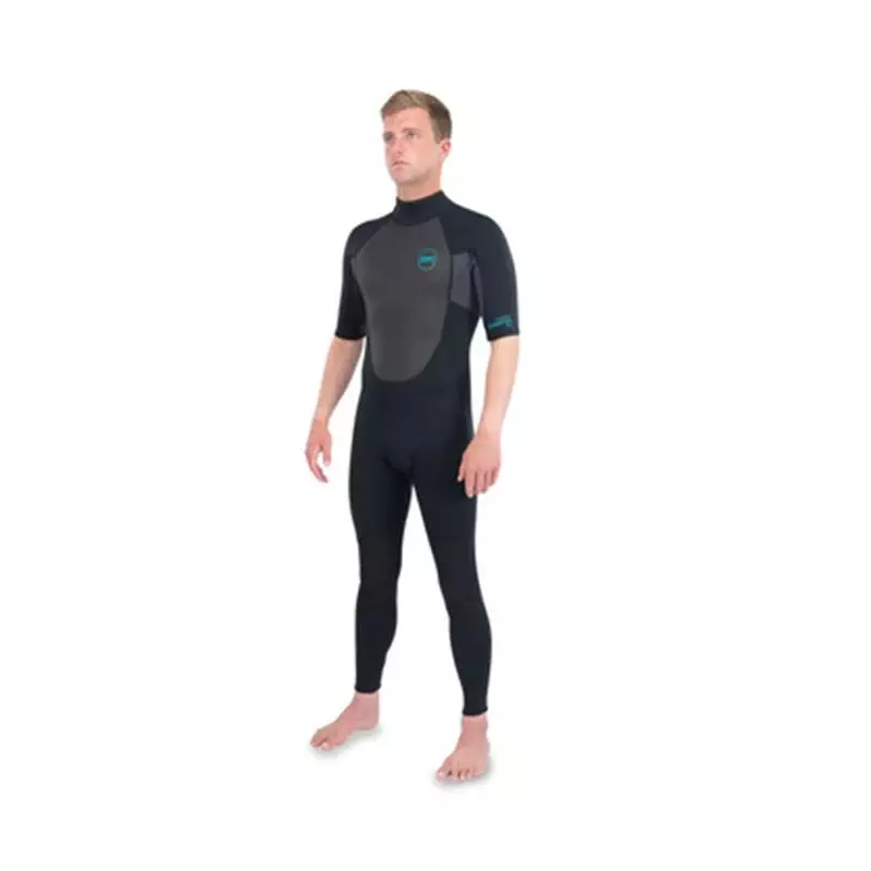 Combinaison intégrale DAKINE Quantum Back Zip S/S 2/2 F\L Black/Grey