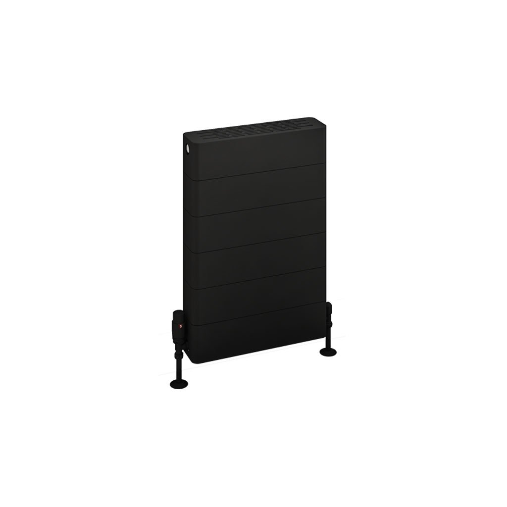 Eastbrook Keynsham paneelradiator met streep 40x60cm 788W zwart mat