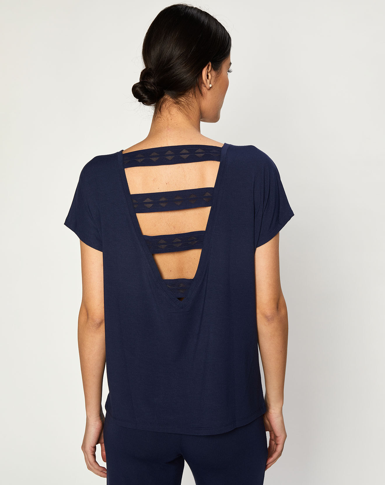 Huit T-Shirt Jeanne bleu marine