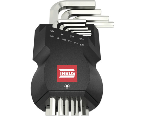 INBUS® 70419 Hoekschroevendraaierset (inch) 10-delig, 0,05–5/16