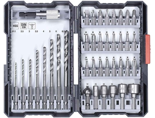 KWB - Coffret embouts de vissage Accessoires pour perceuse visseuse sans fil bit-bohrerbox 3...