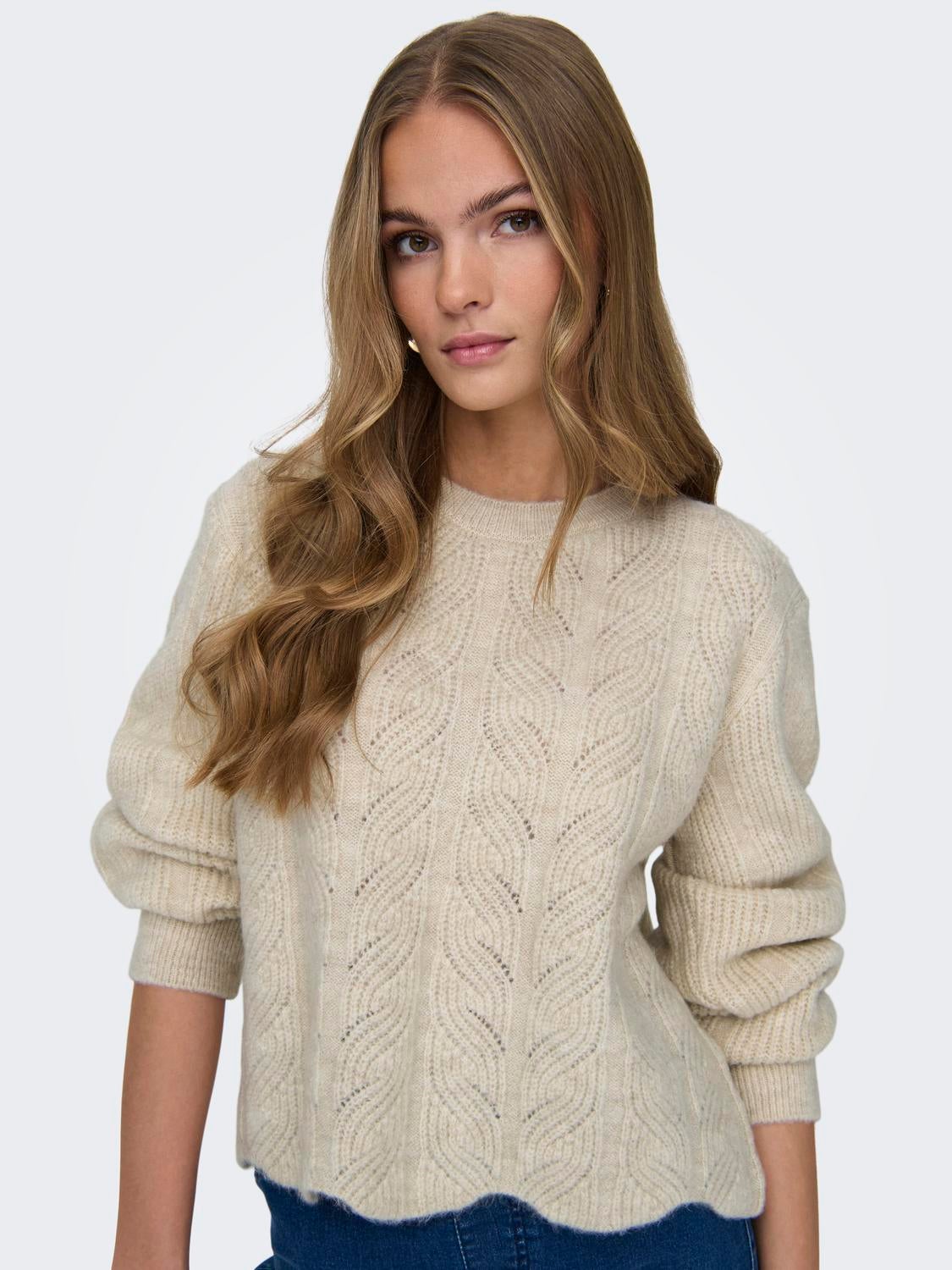 JDYFREJA Strickpullover Birch
