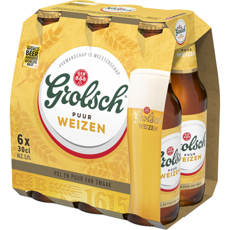 Grolsch Puur weizen speciaalbier 6-pack