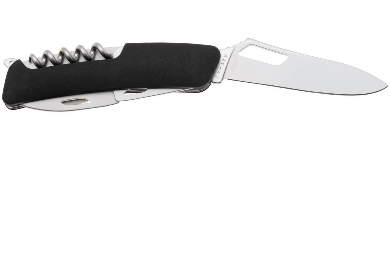 Swiza SH03 R AM, KSH.0036.1010, Black, Zwitsers zakmes, 6 tools