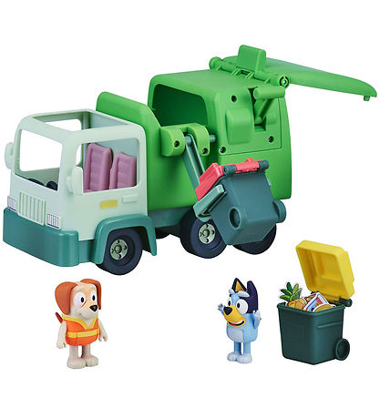 Bluey Spielset - Müllwagen m. Figuren