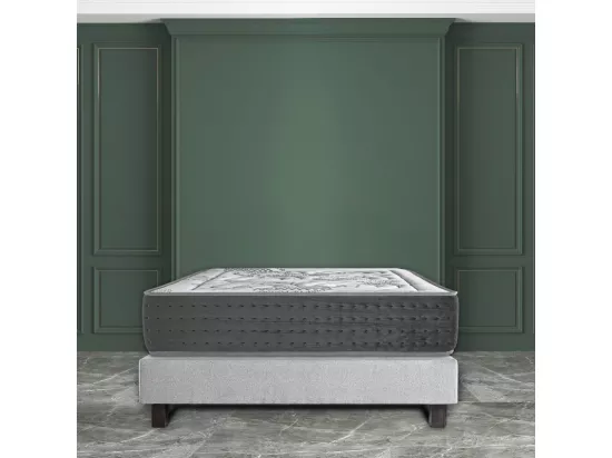 Matelas BestLuxe, 24cm, mousse haute densité, indépendance du couchage, face été/hiver, 180x200cm
