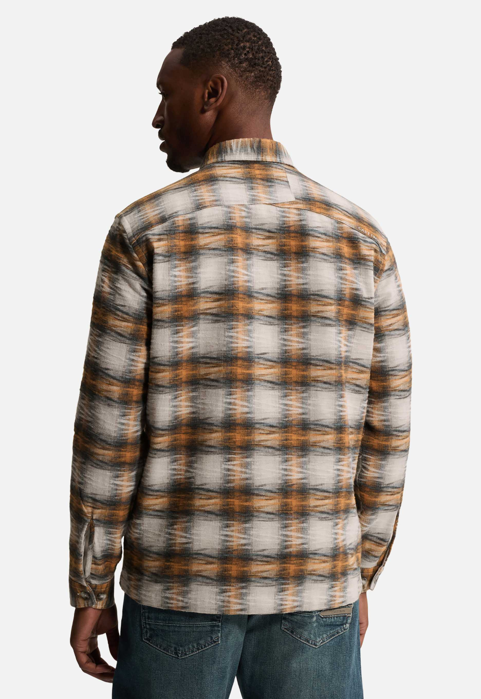 Cast Iron Check Jacquard Overhemd