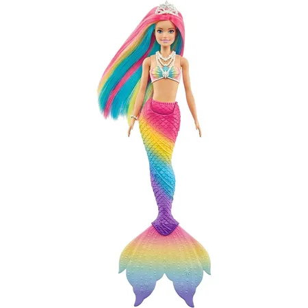 Barbie Dreamtopia Regenbogenzauber Meerjungfrau Puppe mit Farbwechsel