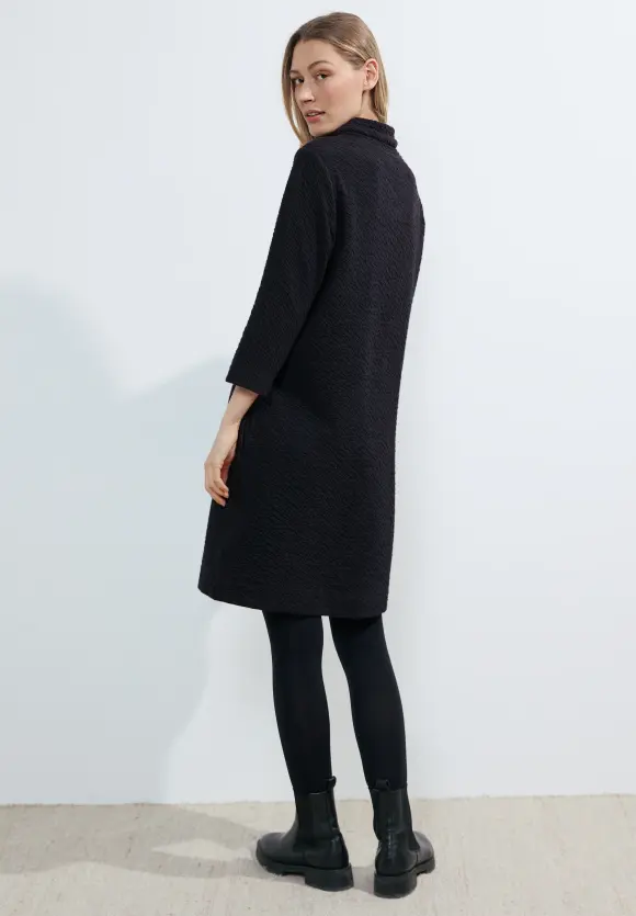 Kleid mit Stehkragen - universal blue