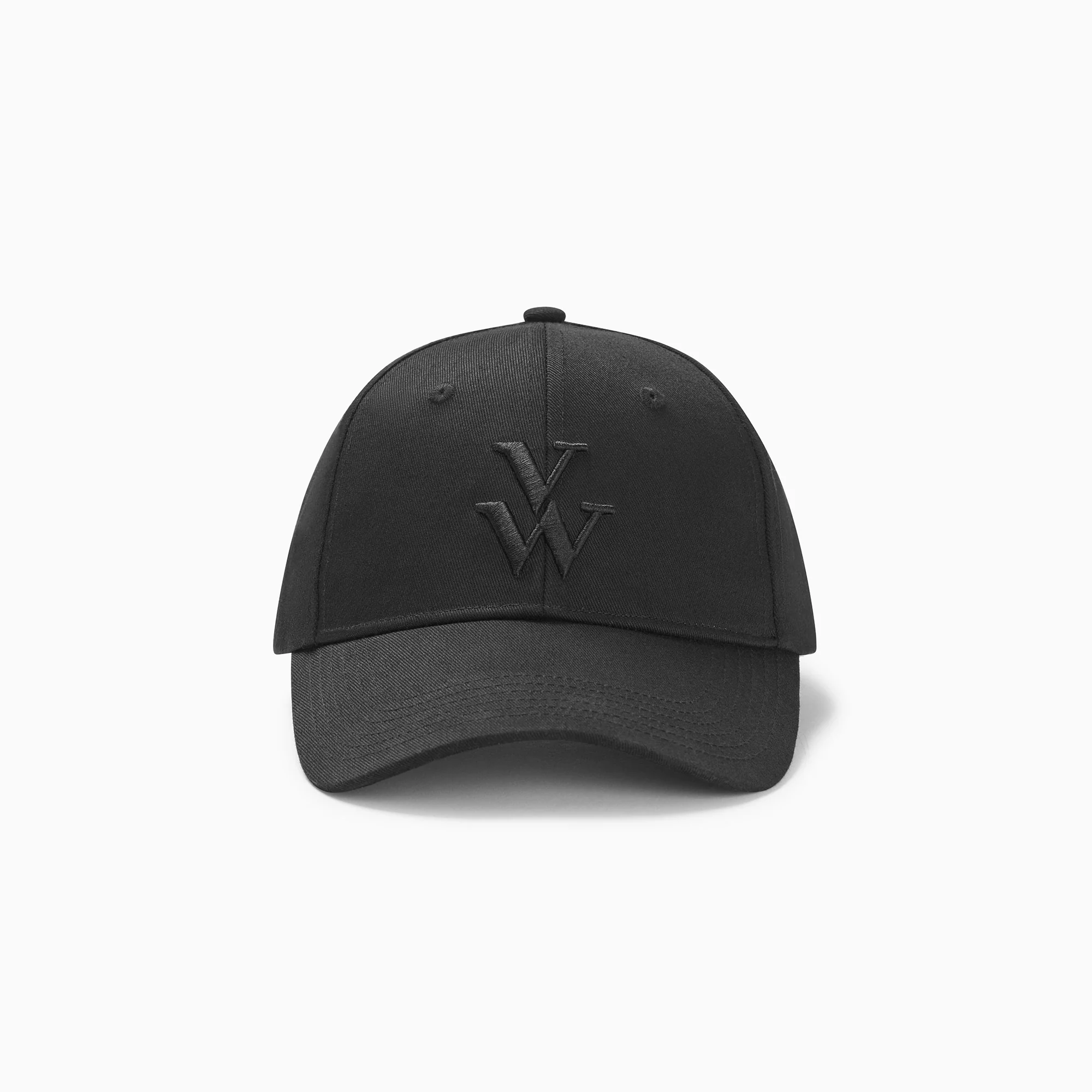 Casquettes-Casquette Clem noire à monogramme brodé
