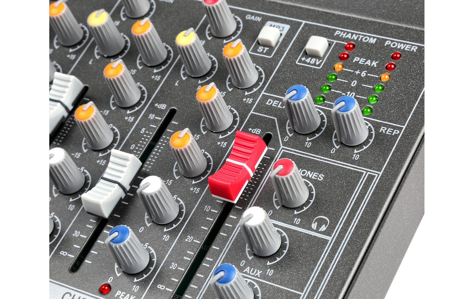 Mischpult VMM-F401<br>Kompakter 4-Kanal Mixer