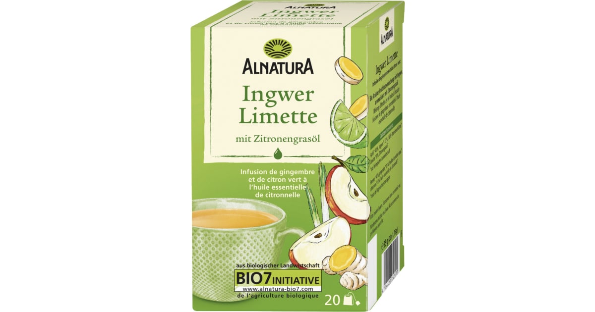 Alnatura Bio Ingwer Limette Tee