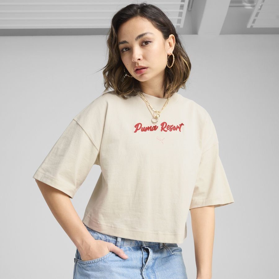 Puma PREMIUM ESS Oversized-T-Shirt mit Grafik
