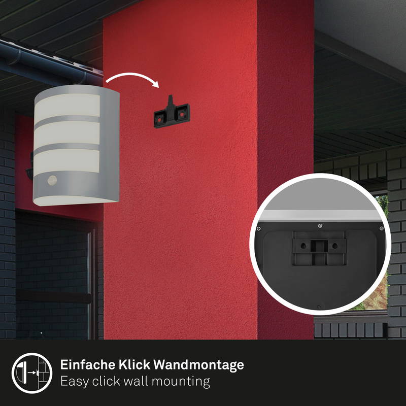 Briloner Akku-Außenwandleuchte