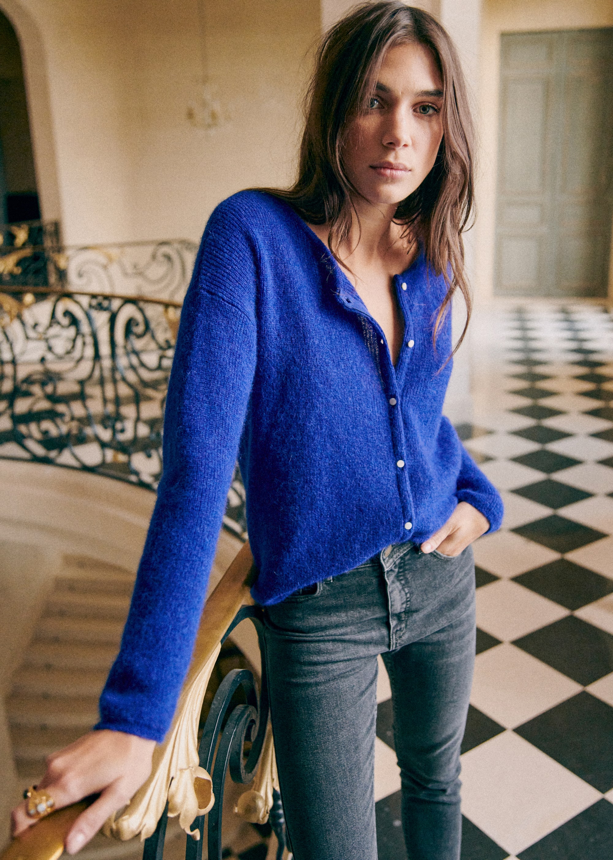 Gilet Gaspard - Bleu Électrique - E-SHOP/MAILLE 5905443