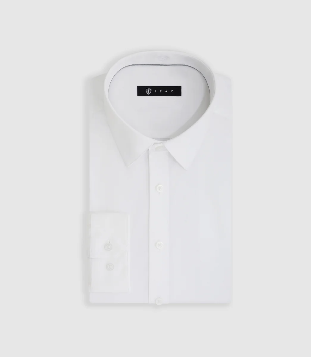 Chemise slim en popeline stretch MALTEOUT