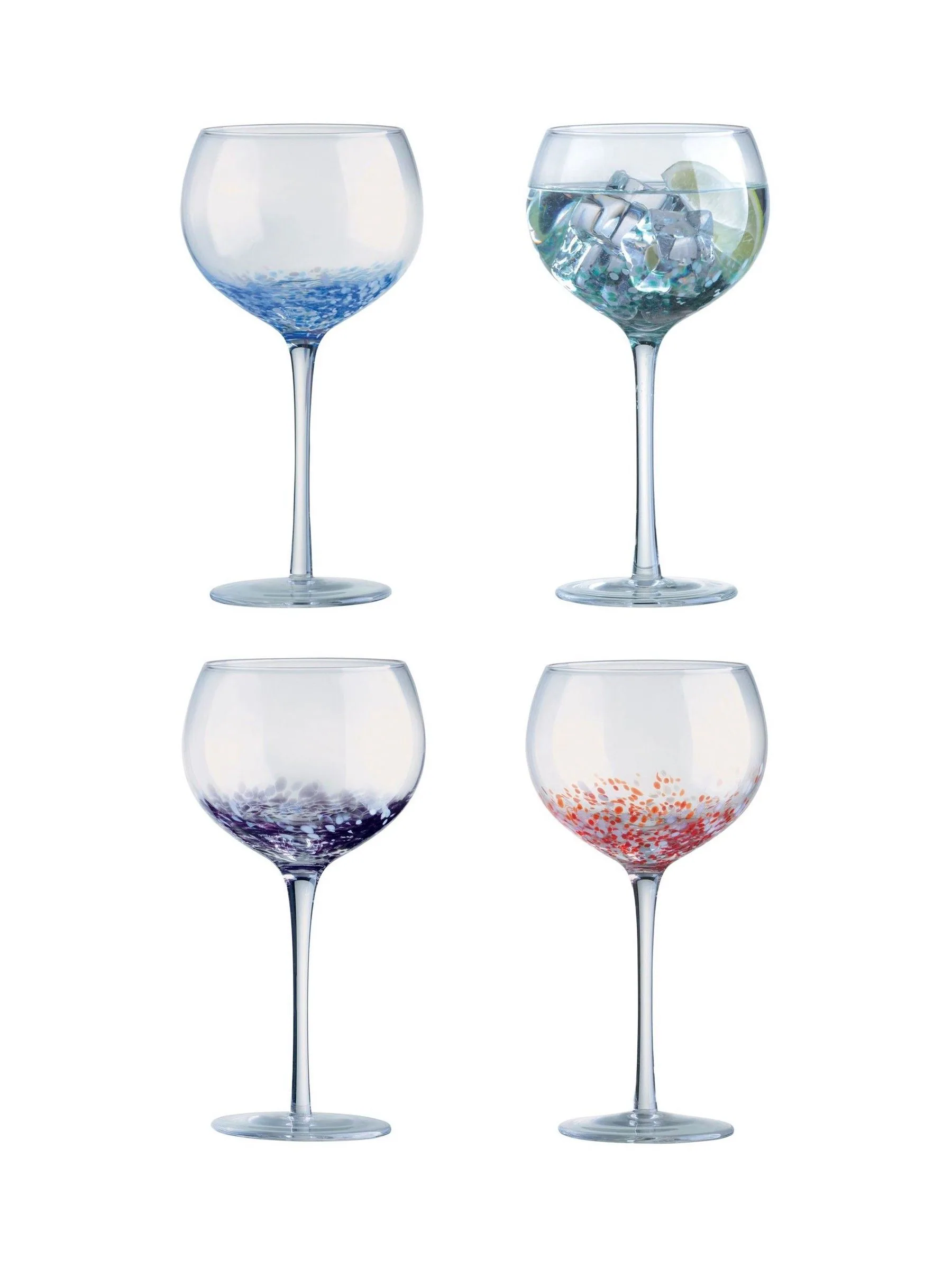 Anton Studio Designs Set of 4 Speckle Gin Glasses