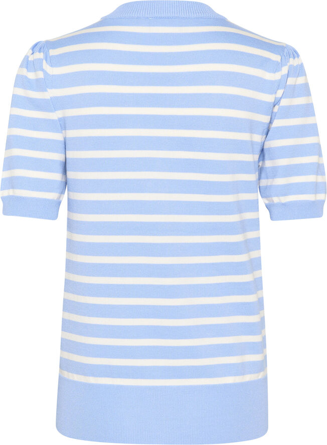 Saint Tropez MilaSZ Striped SS Pullover 144110