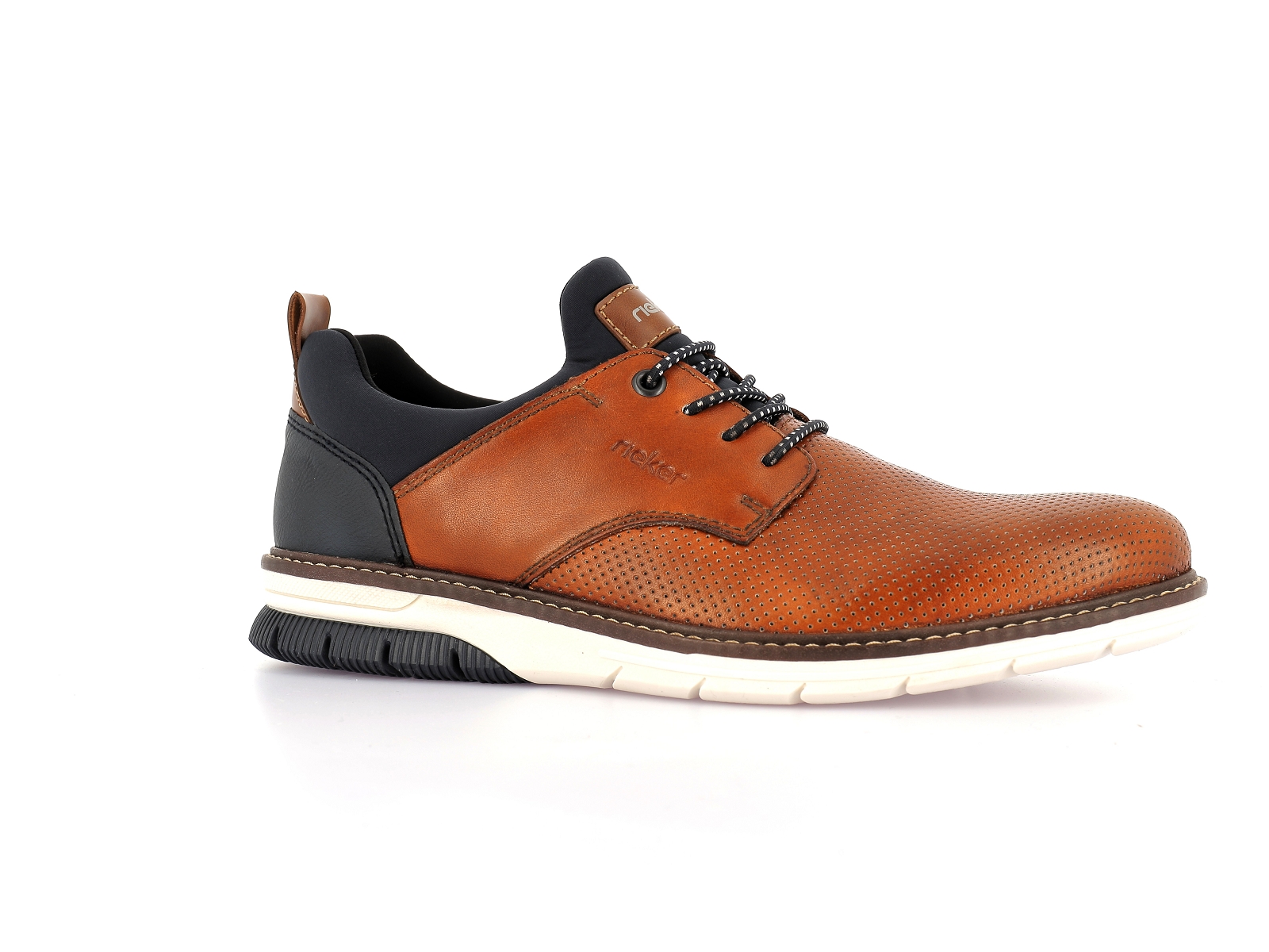 Rieker-14450 Cuir Cognac