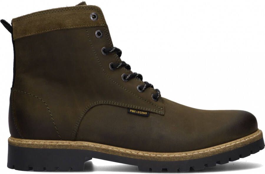 PME Legend Stratorib Veterboots Laarzen Met Veters Heren Groen