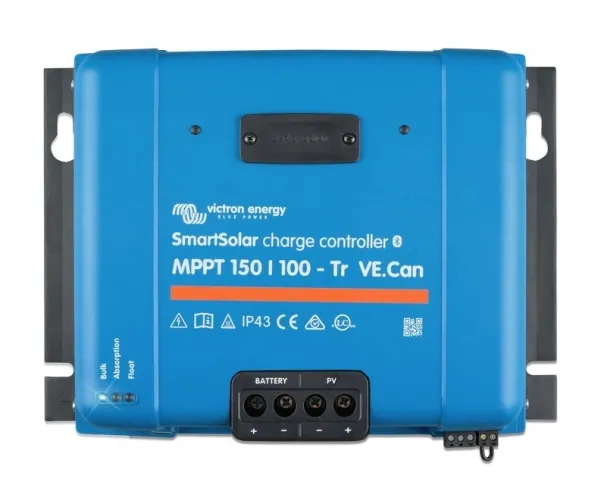 Victron Energy SmartSolar 150/100-Tr VE.Can Solcelle-opladningsregulator MPPT 12 V, 24 V, 48 V 100 A
