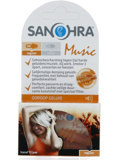 Sanohra Oordopjes Muziek Regular 2ST