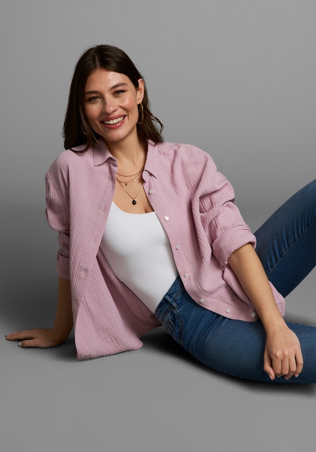 Laura Scott Longbluse , in Musselin-Qualität