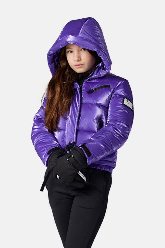 SuperRebel  SuperRebel  Spicy Girls Metallic Hooded Ski Jacket, Extra Clos Ski-Jas Junior
