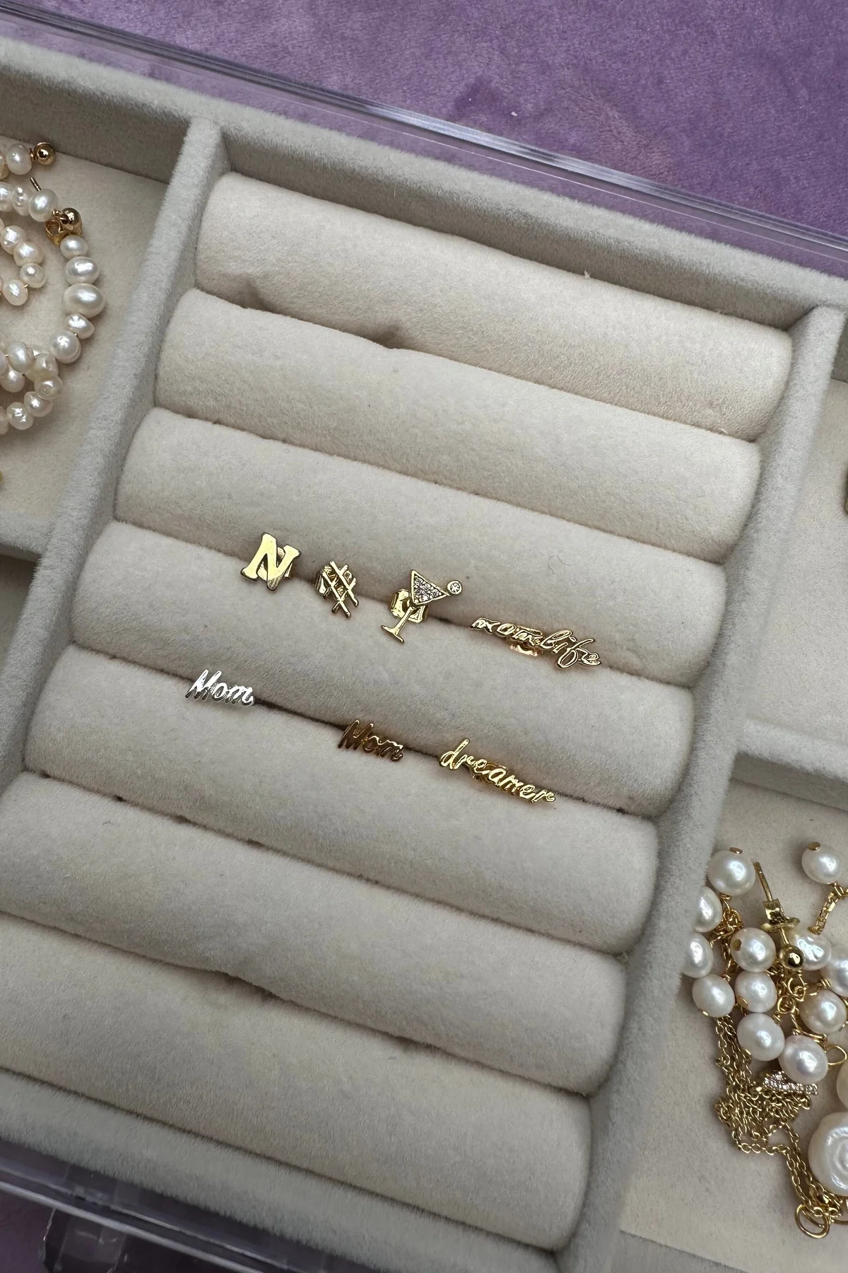 Mellow Moon Forgyldt ørering mmer kollektion
