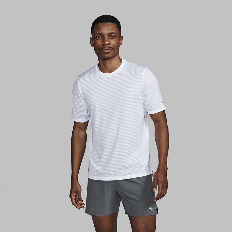 Saucony Kinvara Short Sleeve Men White
