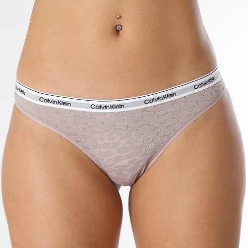 Lot De 3 Strings Femme QD5068E Gris Anthracite Bleu Marine Rose