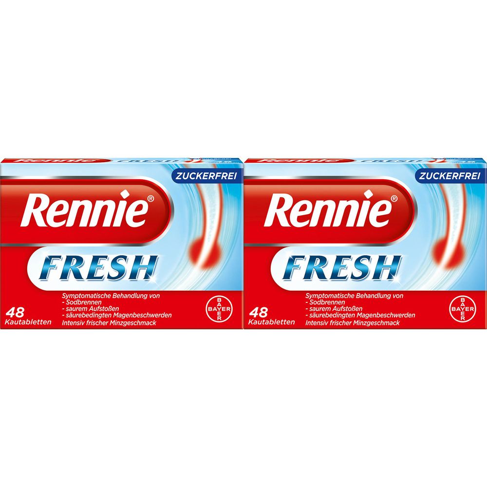 Rennie® Fresh Kautabletten bei Sodbrennen
