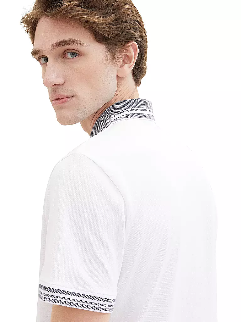TOM TAILOR Poloshirt weiss